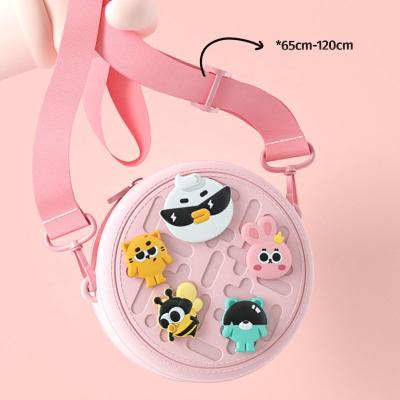 China Kid Waterproof EVA Rubber DIY Round Cartoon Designer Purses And Handbags Famous Brand Customized for sale