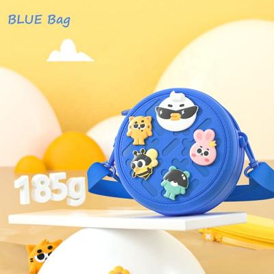 China New Design Unique Design Children's Fashionable EVA Cute DIY Cartoon Waterproof Round Custom Made Popular Messenger Bag for sale