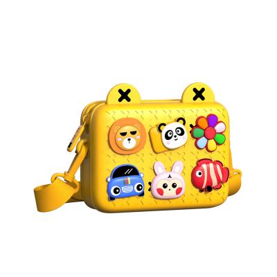 China Diy Mini Cartoon Buckles Children Purses Waterproof Durable Handbags Shoulder Bags For Party Gift for sale