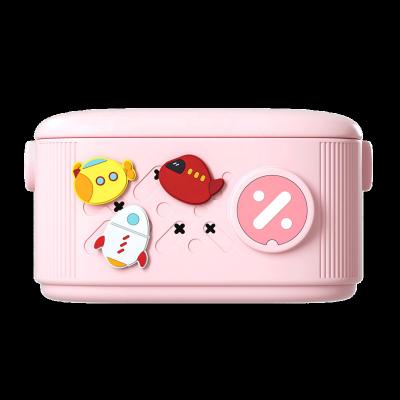 China Newest Toy Organizer DIY Custom Eco-friendly Rubber Cartoon Kids Folding Clothes Storage Box for sale