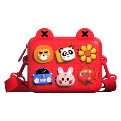 China DIY Waterproof Animal Buckle Unisex Single Shoulder School Small Cross - Body Bags For Girl Boy for sale