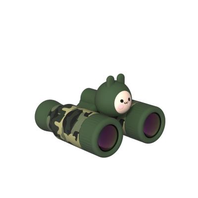 China Toy For Children Camouflage Boy Soft Scout Binoculars Outdoor Camping Telescope For Kids for sale