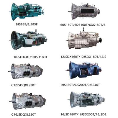 China Factory Truck Parts Gearbox Truck Transmission Gearbox Assembly 9JS150T for sale