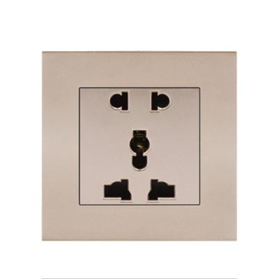 China Other Universal 3 Pin Universal Socket 86 Five-hole 13A Wall Lamp Switch British Standard African Socket for sale