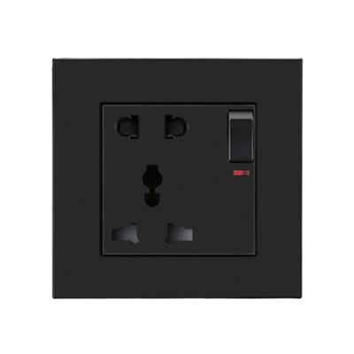 China Others 86 With African Switch Two Plug Or Three Pole Panel Three Five Hole Multifunction Wall Socket Plug-In Hole for sale