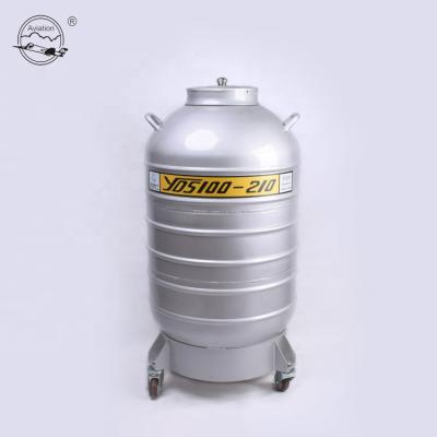 China Medical High Quality Assurance 100 L Large Diameter Dragon Breath Liquid Nitrogen Cylinder Tank for sale