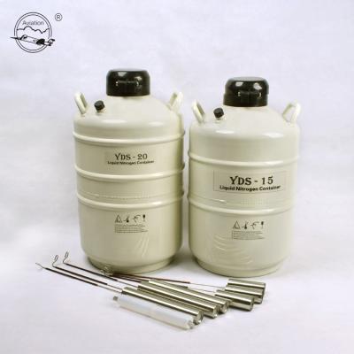 China Best Steamable Aluminum Alloy Liquid Nitrogen Storage Container for sale