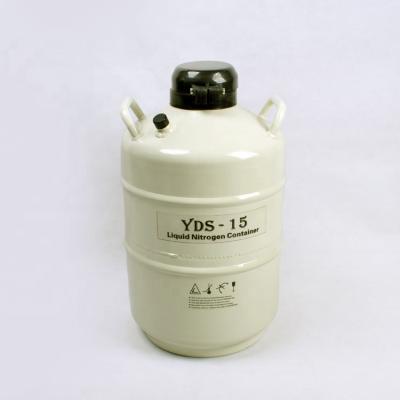 China Hotels 15L Liquid Nitrogen Cylinder For Laboratory And Animal Husbandry Equipment for sale