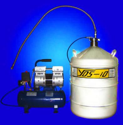 China Medical liquid nitrogen tank dewar with liquid nitrogen extractor for sale for sale