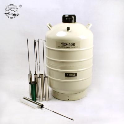 China YDS-50B Hotels Liquid Nitrogen Container Dewar With Cryogenic Protection for sale