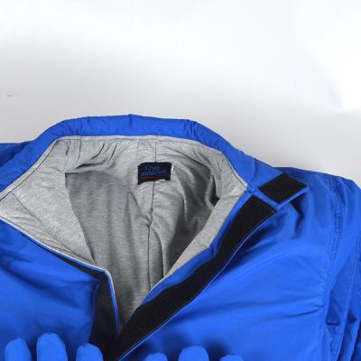 China Blue Cryogenic Thermal 120cm Protective Apron For Liquid Nitrogen Cold Equipment for sale