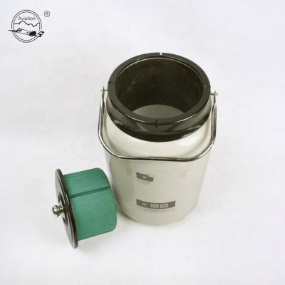 China Food Chemical Pharmacy Aviation Brand YDG3-125 Liquid Nitrogen Industrial Container Wide Mouth for sale