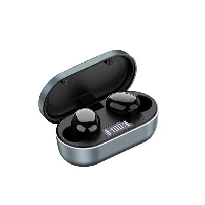 China In-ear 8d 3 stereo in 1 wireless earphone lcd display 5.0 auriculares 500mah auriculares t8 powerbank tws wireless earbuds for sale