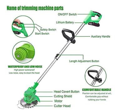 China Garden Tools Lithium Battery String Grass Trimmer Cordless Electric Cordless Cutter Hand Cordless Power String Trimmer for sale