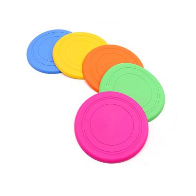 China 2020 Popular Inflatable Toy Amazon Pet Training Toys Soft Silicone Dog Flying Disc for sale