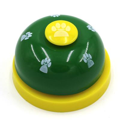 China Viable Footprints Pet Cat Dinner Trainer Ring Dog Bells for Potty Training Clickerand Communication Device for sale