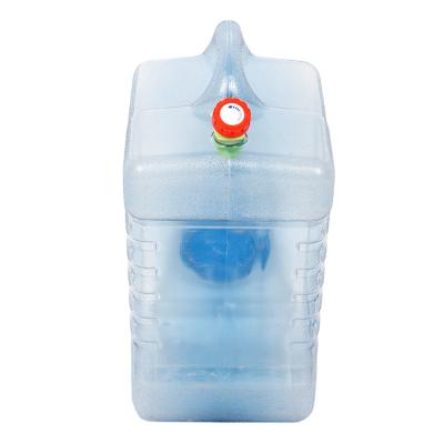 China Hot Selling Cheap Portable Transparent Outdoor 19 PC Good Quality Garbage Water Barrel for sale