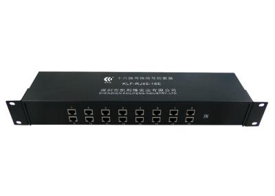 China 1 - 16ports Cat5 Lightning Surge Protector For Ethernet Surge Protection for sale