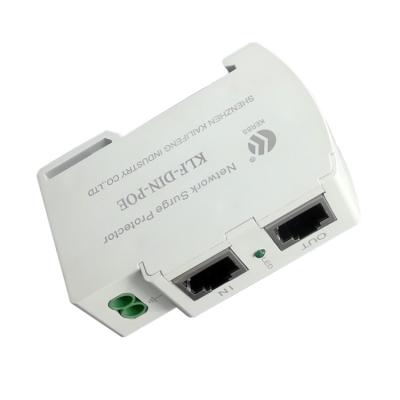 China El CE RoSH del carril del dinar del protector de sobretensiones Rj45 SPD 35m m del Poe de la aleación de aluminio certificó en venta