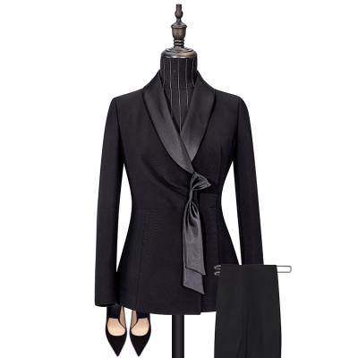 China Anti-Wrinkle Pant Suit Pants Ladies Business Customized Women Suits Office Set For Formal for sale