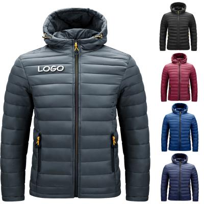 China Latest Design Winter QUICK DRY Coat Hooded Fashion Custom Padded Down Jacket Plus Size Mens Jackets for sale