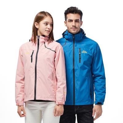 China Men's and women's autumn outdoor QUICK-DRY stormsuit tide brand ski jacket wear-resistant couple's leisure mountaineering suit for sale