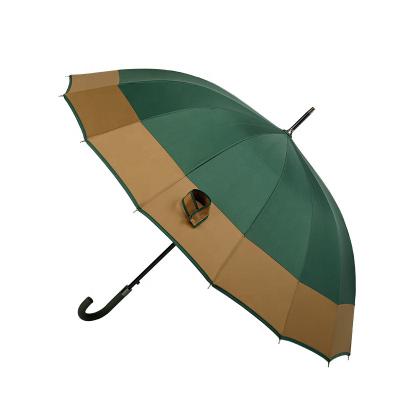 China CLASSIC 16 style wholesale umbrella European and American bone increased color contrast edge business windproof umbrella for sale