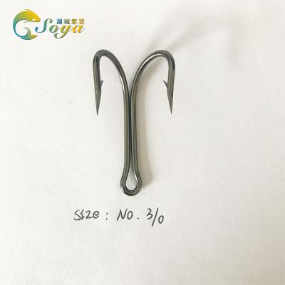 China Outdoor Fishing Activity Fishing Double Hook High Carbon Steel Double Hook Fishing for sale