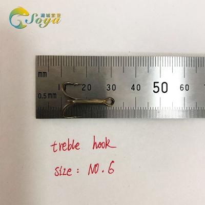 China Factory Price Triple High Carbon Steel Triple O'Shaughnessy Outdoor Fishing Activity Hook Many Sizes for sale