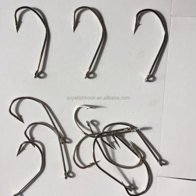 China Fishing Activity FISHING HOOKS Outdoor HIGH CARBON STEEL Maruseigo-Ring Fishhook Black Color for sale