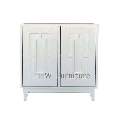 China Customization High Quality Home Furniture Wooden Chest Of Drawers / White Wood Side Cabinet for sale