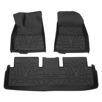 China Anti-skidding.clean Car Floor Mats Waterproof Interior Accessories Model 3 All Weather Floor Mats For Car for sale