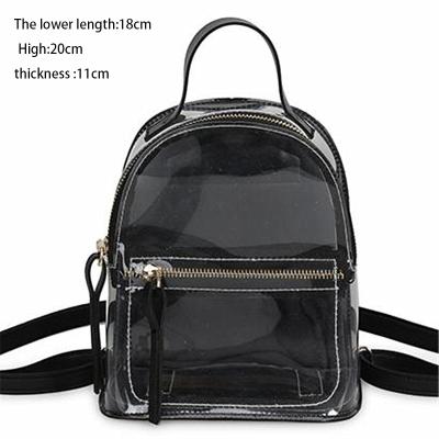 China 2021 summer new waterproof fashion portable Jelly Backpack transparent backpack for sale