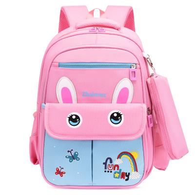 China Bunny Backpack Set Large Capacity 40*14*29cm 2021 Waterproof Cartoon School Backpack Nylon Bag for sale