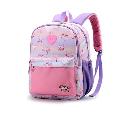 China Waterproof 36*16*27cm Cartoon Bat Two Color Multifunctional Opp Nylon Packing Waterproof Kid Backpack School Bags for sale