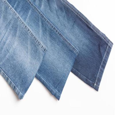 China Breathable KNIT LOOK Shrink Resistant Denim Fabric Cotton 65% Polyester 33% Knitted Denim Fabric for sale