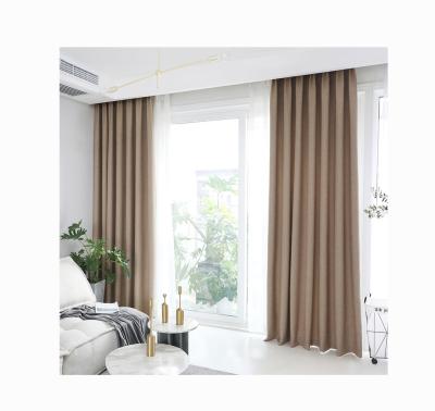 China Blackout Insurance Trade Blackout Insurance Custom Linen Cafe Ready Make Living Room Extra Wide Thermal Curtains for sale