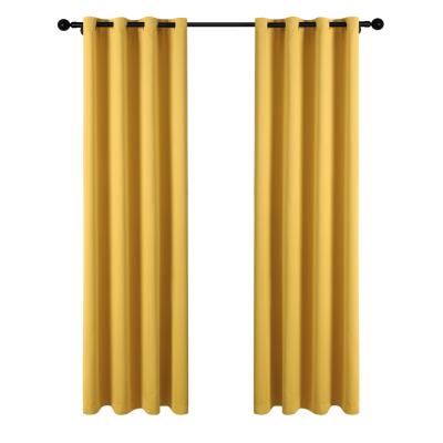 China Northern European Blackout Room Blackout Sun Shade Style Blackout Curtains For Kids Bedroom Grommet Top for sale