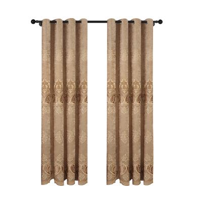 China Home Decor Luxury Fashion Polyester Jacquard Window Cortin Ready Curtains For Bedroom Living Room for sale