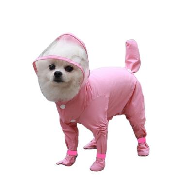 China Viable All Included Teddy Bear Dog Quadruped Waterproof Raincoat Outdoor Pet Supplies for sale