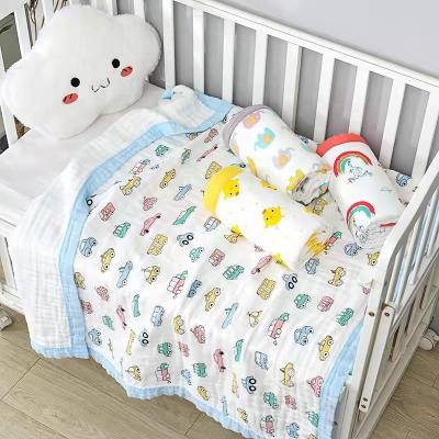 China Wearable Newborn 6layers Baby Kids Blanket 100%cotton Muslin Wrap for sale