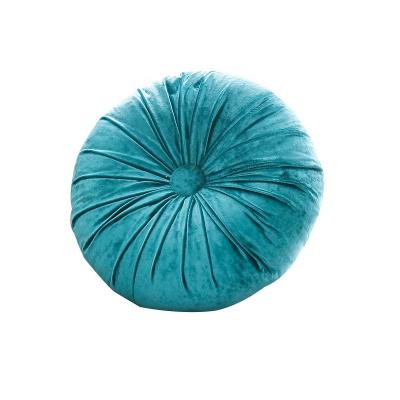 China Pumpkin design small anti-static personalized handmade sofa velvet round chair cushion for sale for sale