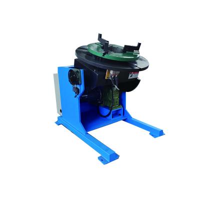 China Garment Shop Rotary Welding Positioner With Pneumatic Main Tailstock And Torch Holder Configure Chuck Kp-500 for sale