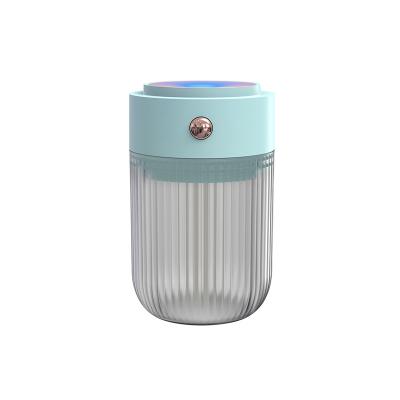 China Hot Sale 250ml Rainbow Vapor Mist Humidifier Purifier Portable Usb Car Small Air Humidifier Aroma Diffuser for sale