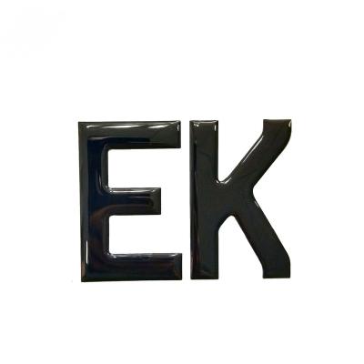 Китай Strong 3M glue Charles Wright uk number plate font epoxy carbon fiber sticker dome letter sticker wholesale продается