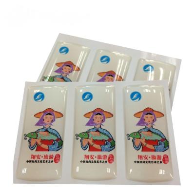 중국 Custom Eco-Friendly Epoxy Resin Stickers Soft Clear Resin Epoxy Sticker With Strong Good Adhesive 판매용