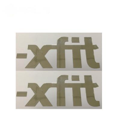 Китай Factory price custom nickel metal logo sticker,silver metal label sticker for wholesale продается