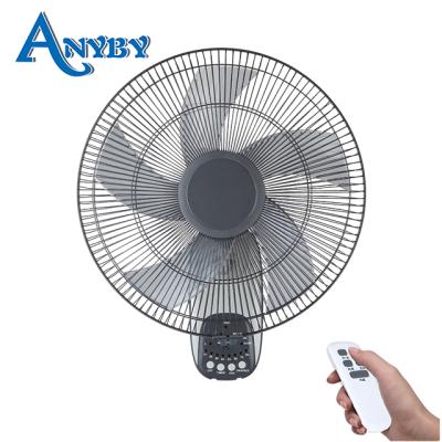 China 16 Inch Plastic Wall Fan With Remote Control And Timer Function for sale