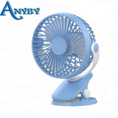 China Factory AC/DC 5inch AC/DC Rechargeable Mini Tabletop Electric Fan Clip Standby Fan for sale