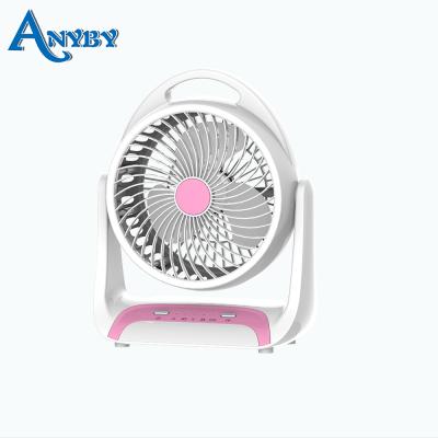 China Protable 6 Inch Manufacturer Hot-selling Small Emergency Cool Tabletop Fan With USB for sale